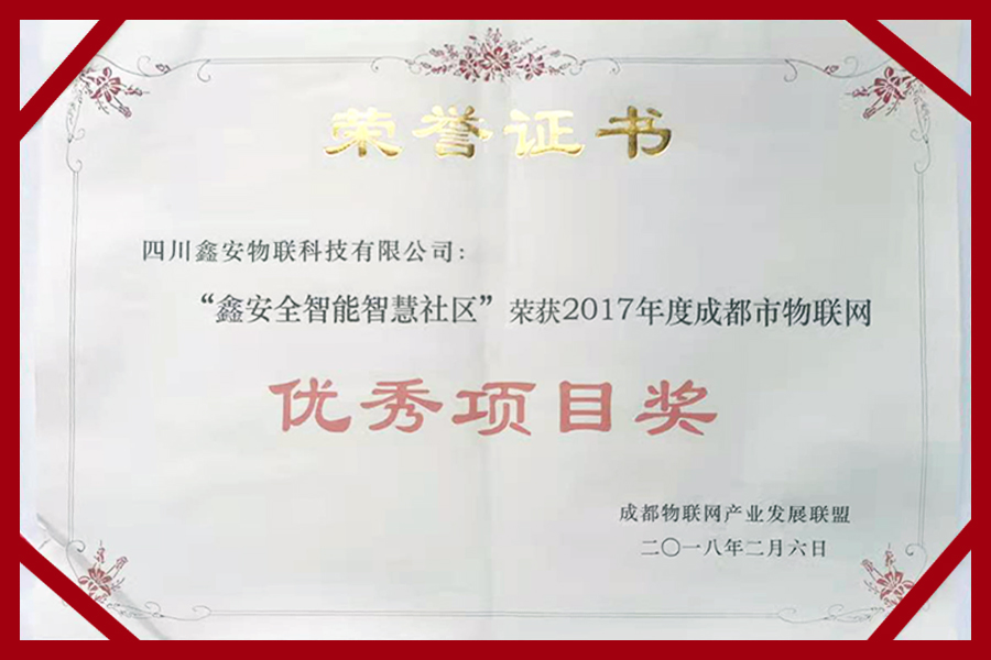 優(yōu)秀項(xiàng)目獎(jiǎng)